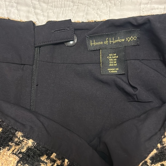 House of Harlow 1960 Black and Tan Tweed Ensemble - Picture 3 of 10